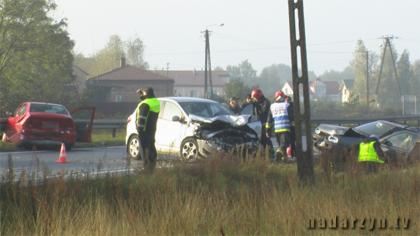 Sprostowanie - Wypadek z udziałem trzech aut